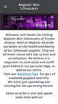 Mobile Screenshot of majesticminischnauzers.com